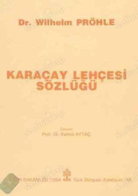 Image of Karaçay Lehçesi Sözlüğü