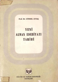 Image of Yeni Alman Edebiyatı Tarihi