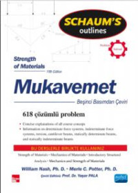 Image of MUKAVEMET / Strength Of Materials / Schaum's